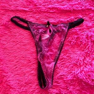 Vintage express lace thong